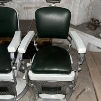 coppia poltrone barbiere anni 50/60