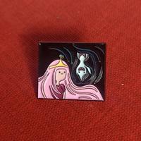 Spilla "Gommarosa e Marceline" 