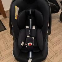 Ovetto cybex reclinabile + base isofix