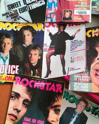 90 numeri della rivista ROCKSTAR anni 80'-90'