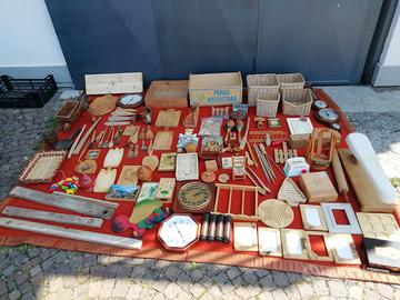 Lotto oggettistica in legno (singoli o in blocco)