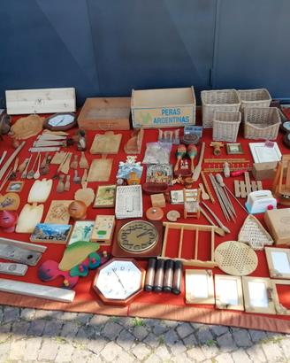 Lotto oggettistica in legno (singoli o in blocco)