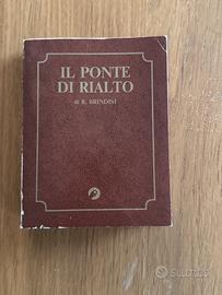 serigrafia Ponte di rialto in lamina oro 24 carati