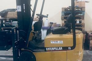 Muletto Caterpillar EP15KRT USATO batteria buona