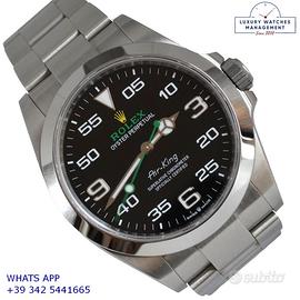 ROLEX Air King 126900 black dial Full Set 2025 NEW