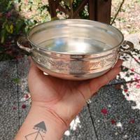 Ciotola  Royal Sheffield argento platinato.