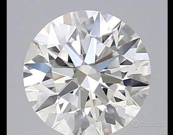 Diamante natural 0,40 ct F VVS1 3EX IGI inci laser