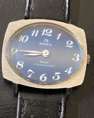 orologio  vintage breil a forma