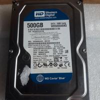 Hard disk da 500 Gb W.D. Blue 3,5" SATA III 3.5"