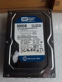 Hard disk da 500 Gb W.D. Blue 3,5" SATA III 3.5"