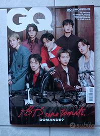 Rivista GQ con BTS in copertina