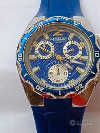 Orologio CHRONOTECH SUB 3motori RARO AZZURRO