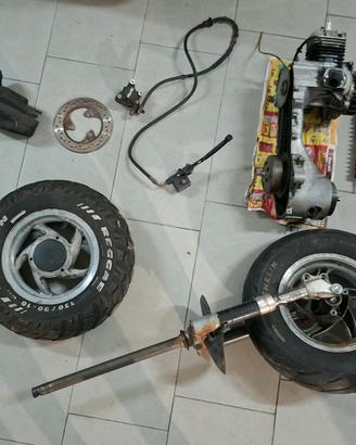 (forcella, coppia cerchi, freno) PIAGGIO