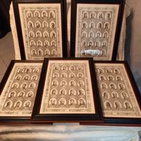 serie di cinque stampe