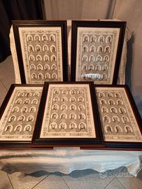 serie di cinque stampe