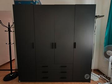 Armadio Antracite 4 Ante 