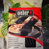 Weber guanti da barbecue premium taglia S/M