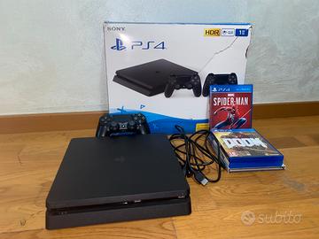 PS4 slim 1TB e 1 joystick + giochi
