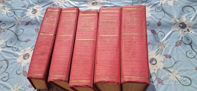 libri antichi Storia d'Italia opera completa 5 vol