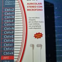 Link Auricolare con Microfono Colore Bianco