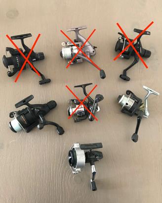 Mulinelli Shimano, Herculy, Daiwa, Rapid