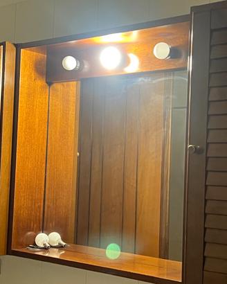 Pensile bagno  sospeso con specchio