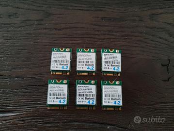 Lotto 6x Schede Wi-Fi + Bluetooth M.2 Realtek RTL8