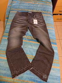 jeans uomo flare taglia 52