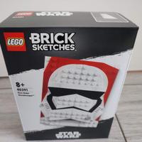 Lego 40391 brick sketches stormtrooper nuovo misb