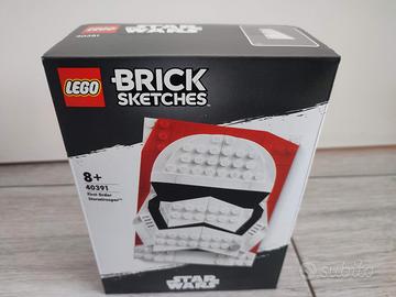 Lego 40391 brick sketches stormtrooper nuovo misb
