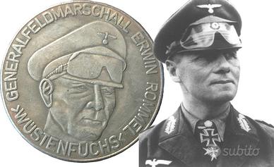 MEDAGLIA Feldmaresciallo Erwin Rommel GERMANIA WW2