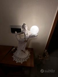 Lampada  in ceramica Vittorio Carraro danzatrice