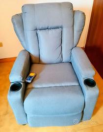 Poltrona Massaggiante Reclinabile vidaXL (MONTATA)