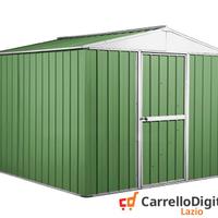 Box porta attrezzi lamiera 276x260 verde chiaro