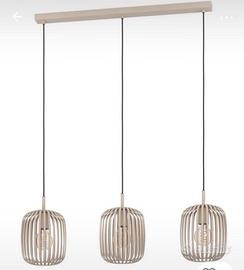 Lampadario a sospensione triplo