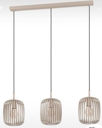 Lampadario a sospensione triplo