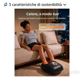 massaggiatore piedi shiatsu