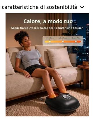 massaggiatore piedi shiatsu