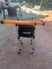 Carrello Raccattapalle  HEAD con Tubo Raccoglitore