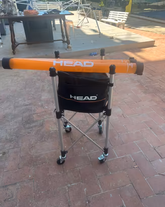 Carrello Raccattapalle  HEAD con Tubo Raccoglitore