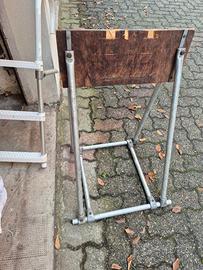 Cavalletto per fuoribordo gambo corto