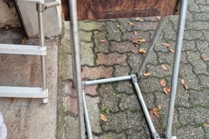 Cavalletto per fuoribordo gambo corto