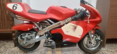 Minimoto a benzina mai utilizzata