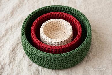 Set natalizio 3 cesti