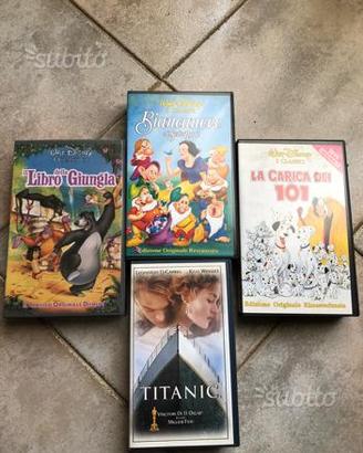 Lotto di 4 videocassette film originali