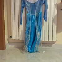 COSTUME DI CARNEVALE PRINCIPESSA DEL GHIACCIO TG 7