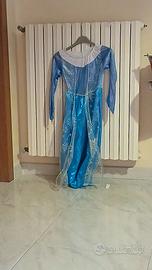 COSTUME DI CARNEVALE PRINCIPESSA DEL GHIACCIO TG 7