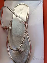 infradito positano argento 