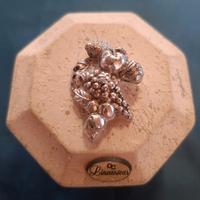 Scatola portagioie vintage Linea Oscar con decoro 