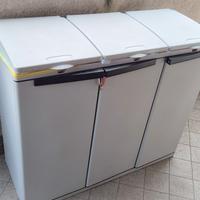 Armadio per raccolta differenziata 3 ante